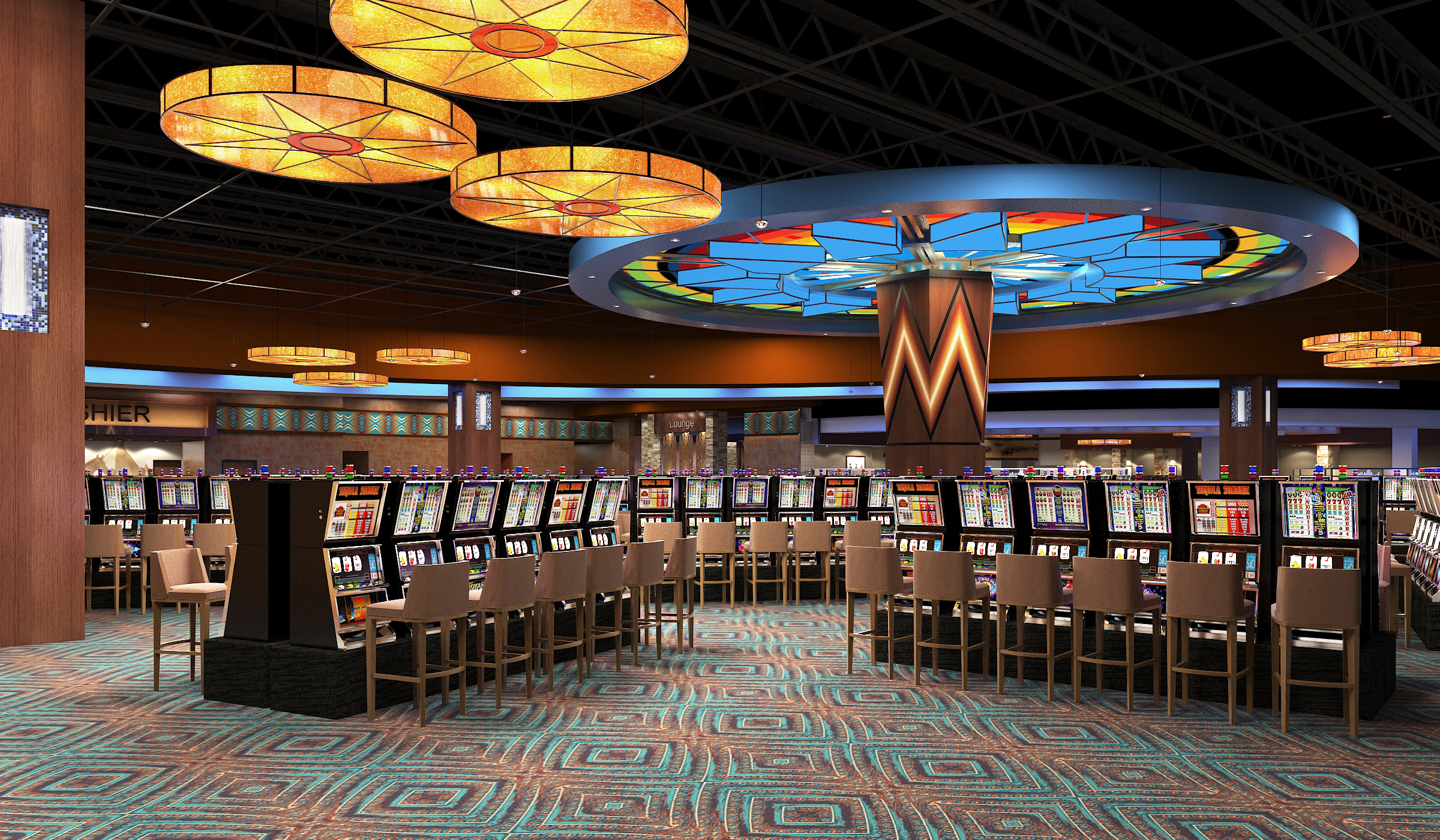 updated casino floor