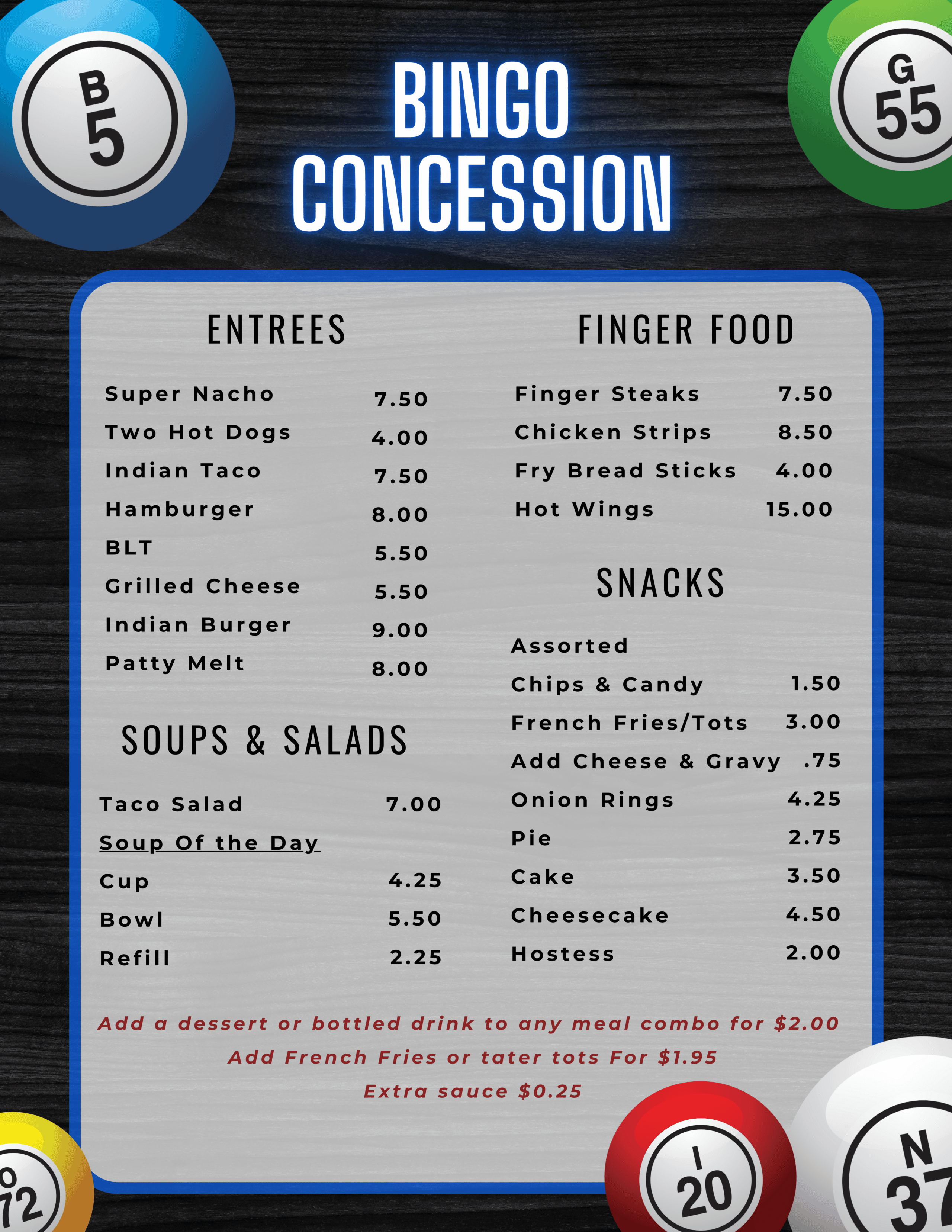 BINGO concession Flyer (2)